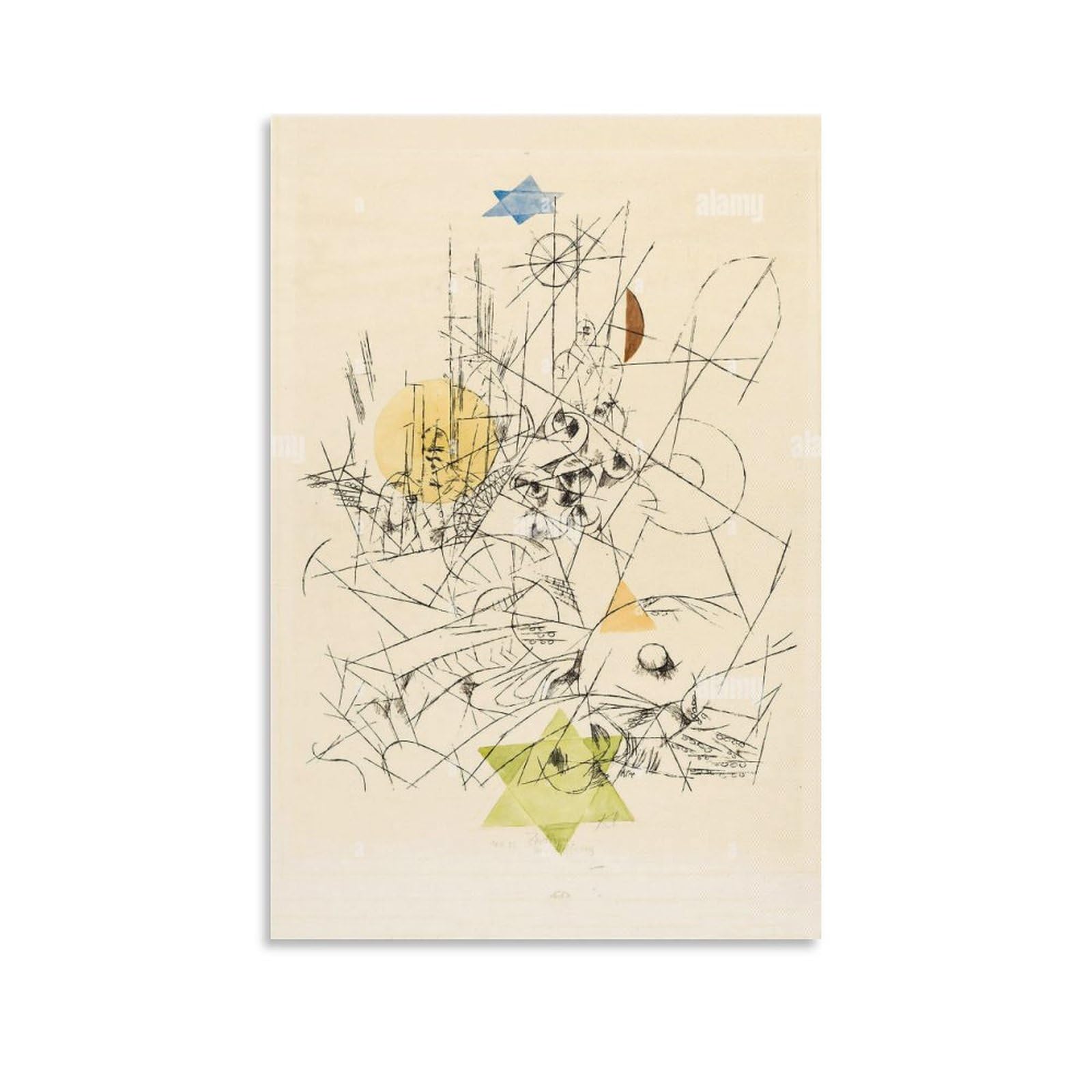 Amazon.co.jp: パウル・クレーのポスター《破壊と希望》ポスター